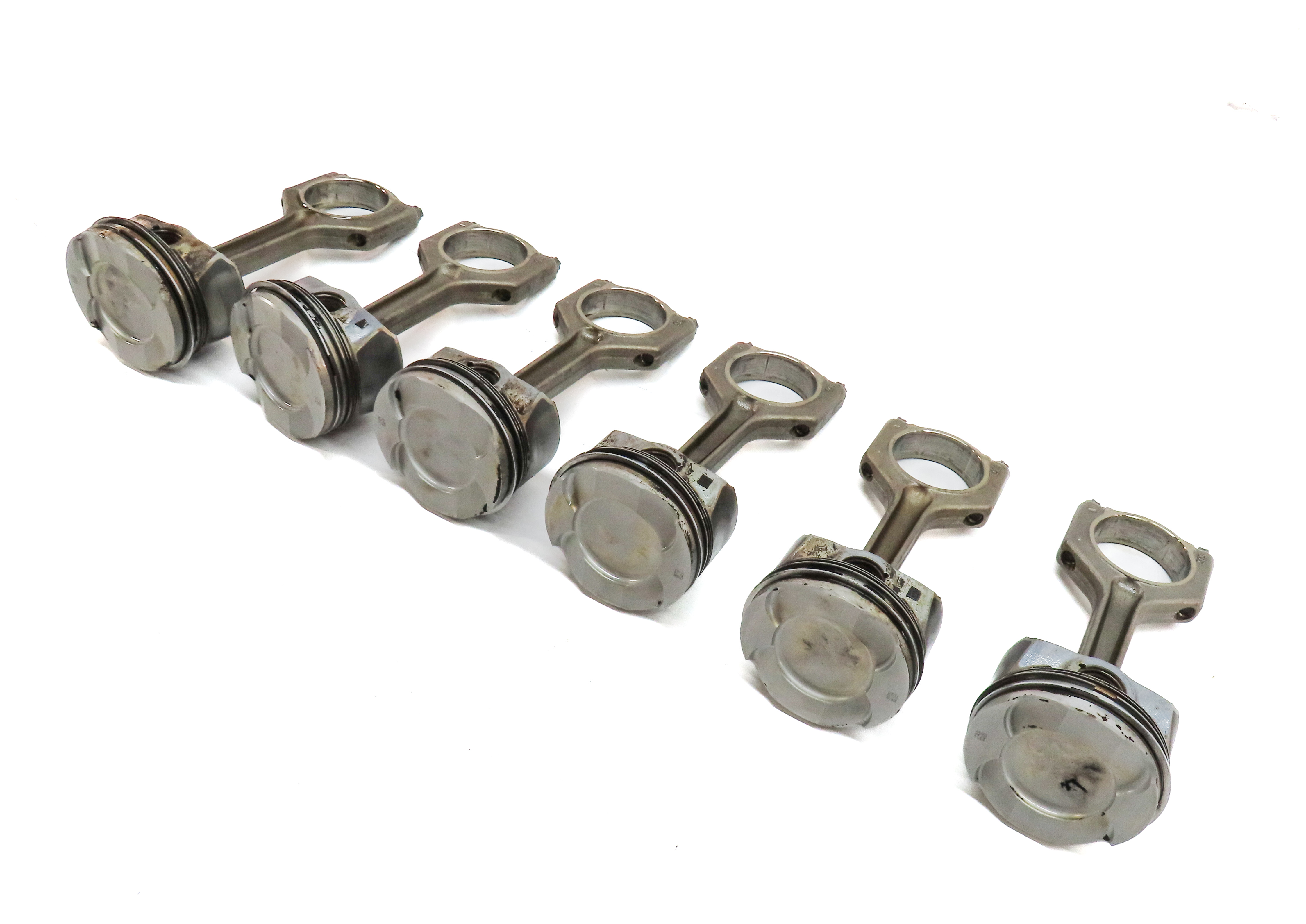 15-19 BMW 335i 435i 535i 640i 740i X1 X3 X4 X5 X6 - 3.0L N55 ENGINE PISTON SET 6 — exact item pictured
